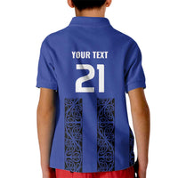 Custom Oceania Football NZ Auckland Kid Polo Shirt Maori Tribal Pattern LT9 - Polynesian Pride