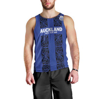Custom Oceania Football NZ Auckland Men Tank Top Maori Tribal Pattern LT9 - Polynesian Pride