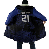 Custom Oceania Football NZ Auckland Cloak Minimal City Map Style LT9 - Polynesian Pride