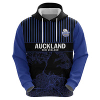 Custom Oceania Football NZ Auckland Hoodie Minimal City Map Style LT9 - Polynesian Pride