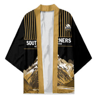 Custom Oceania Football NZ South Island Kimono Minimal Mount Cook Silhouette
