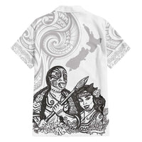 Aroha Maori Language Family Matching Long Sleeve Bodycon Dress and Hawaiian Shirt Te Reo Maori Inspired Art LT9 - Polynesian Pride