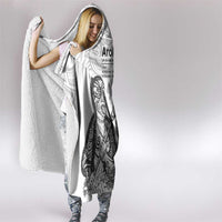 Aroha Maori Language Hooded Blanket Te Reo Maori Inspired Art LT9 - Polynesian Pride