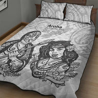 Aroha Maori Language Quilt Bed Set Te Reo Maori Inspired Art LT9 - Polynesian Pride