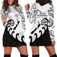 Kia Haka Maori language Hoodie Dress Te Reo Maori Inspired Art LT9 - Polynesian Pride
