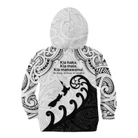 Kia Haka Maori language Kid Hoodie Te Reo Maori Inspired Art