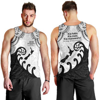 Kia Haka Maori language Men Tank Top Te Reo Maori Inspired Art LT9 - Polynesian Pride