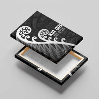 Kia Ora Maori Language Canvas Wall Art Te Reo Maori Koru Fern Art LT9 - Polynesian Pride