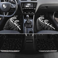 Kia Ora Maori Language Car Mats Te Reo Maori Koru Fern Art LT9 Set 4pcs Black - Polynesian Pride