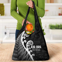 Kia Ora Maori Language Grocery Bag Te Reo Maori Koru Fern Art LT9 - Polynesian Pride