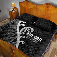 Kia Ora Maori Language Quilt Bed Set Te Reo Maori Koru Fern Art LT9 - Polynesian Pride