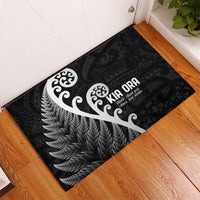Kia Ora Maori Language Rubber Doormat Te Reo Maori Koru Fern Art