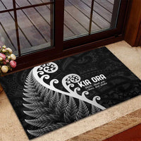 Kia Ora Maori Language Rubber Doormat Te Reo Maori Koru Fern Art