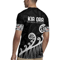 Kia Ora Maori Language Rugby Jersey Te Reo Maori Koru Fern Art LT9 - Polynesian Pride