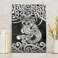 Te Reo Maori Tiki Inspired Art Canvas Wall Art LT9 Without Frame Black - Polynesian Pride