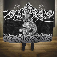 Te Reo Maori Tiki Inspired Art Hooded Blanket LT9 - Polynesian Pride