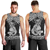 Te Reo Maori Tiki Inspired Art Men Tank Top LT9 - Polynesian Pride
