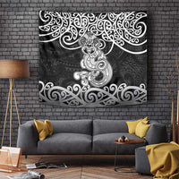 Te Reo Maori Tiki Inspired Art Tapestry