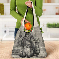 Whanau Maori Language Grocery Bag Te Reo Maori Inspired Art LT9 - Polynesian Pride