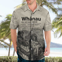 Whanau Maori Language Hawaiian Shirt Te Reo Maori Inspired Art LT9 - Polynesian Pride