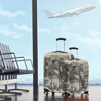 Whanau Maori Language Luggage Cover Te Reo Maori Inspired Art