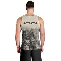 Whanau Maori Language Men Tank Top Te Reo Maori Inspired Art LT9 - Polynesian Pride