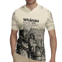 Whanau Maori Language Rugby Jersey Te Reo Maori Inspired Art LT9 - Polynesian Pride