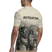 Whanau Maori Language Rugby Jersey Te Reo Maori Inspired Art LT9 - Polynesian Pride