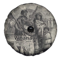 Whanau Maori Language Spare Tire Cover Te Reo Maori Inspired Art LT9 - Polynesian Pride