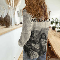 Whanau Maori Language Women Casual Shirt Te Reo Maori Inspired Art