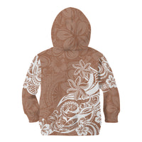 Polynesian Sunset Plumeria Kid Hoodie Pacific Island Tribal Nude Style LT9 - Polynesian Pride