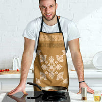 Hawaiian Quilt Block Design Apron Gold Hawaii Culture Motifs - Polynesian Pride