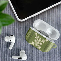 Hawaiian Quilt Block Design AirPods Case Lime Hawaii Culture Motifs LT9 - Polynesian Pride