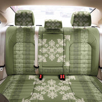 Hawaiian Quilt Block Design Back Car Seat Cover Lime Hawaii Culture Motifs - Polynesian Pride