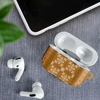 Hawaiian Quilt Pattern AirPods Case Gold Hawaii Culture Tropical LT9 - Polynesian Pride