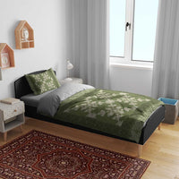 Hawaiian Quilt Pattern Bedding Set Lime Hawaii Culture Tropical - Polynesian Pride