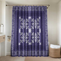 Hawaiian Quilt Pattern Bathroom Set Purple Hawaii Culture Tropical - Polynesian Pride