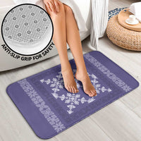 Hawaiian Quilt Pattern Bathroom Set Purple Hawaii Culture Tropical - Polynesian Pride