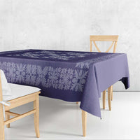 Hawaiian Quilt Pattern Tablecloth Purple Hawaii Culture Tropical - Polynesian Pride
