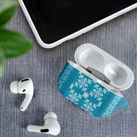Hawaiian Quilt Pattern AirPods Case Teal Hawaii Culture Tropical LT9 - Polynesian Pride