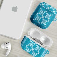 Hawaiian Quilt Pattern AirPods Case Teal Hawaii Culture Tropical LT9 - Polynesian Pride