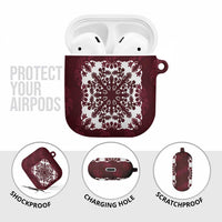 Palm Leaf Quilt Pattern AirPods Case Hawaii Culture Floral LT9 - Polynesian Pride