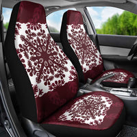 Palm Leaf Quilt Pattern Car Seat Cover Hawaii Culture Floral - Polynesian Pride