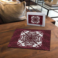 Palm Leaf Quilt Pattern Puzzle Hawaii Culture Floral - Polynesian Pride