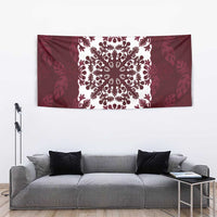 Palm Leaf Quilt Pattern Tapestry Hawaii Culture Floral - Polynesian Pride