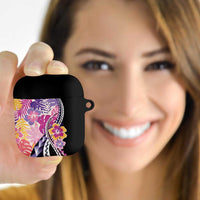 Aloha Vintage Hibiscus Lei Seamless Pattern AirPods Case LT9 - Polynesian Pride