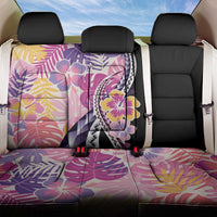 Aloha Vintage Hibiscus Lei Seamless Pattern Back Car Seat Cover - Polynesian Pride
