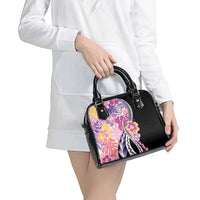 Aloha Vintage Hibiscus Lei Seamless Pattern Shoulder Handbag - Polynesian Pride