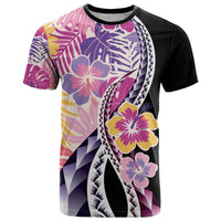 Aloha Vintage Hibiscus Lei Seamless Pattern T Shirt - Polynesian Pride