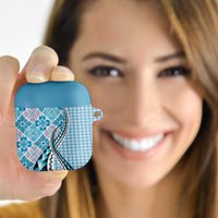 Aloha Vintage Palaka Floral Hawaiian Quilt AirPods Case Uliuli Motif LT9 - Polynesian Pride